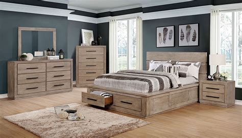 Find bedroom set in furniture | buy or sell quality new & used furniture locally in london. Oakes Bedroom Set in Light Gray by Furniture of America