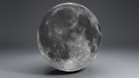 Moon Globe 23k 3d Model