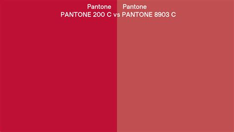 Pantone 200 C Vs Pantone 8903 C Side By Side Comparison