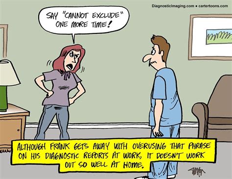 Radiology Comic Cannot Exclude Radiology Humor Rad Tech Humor