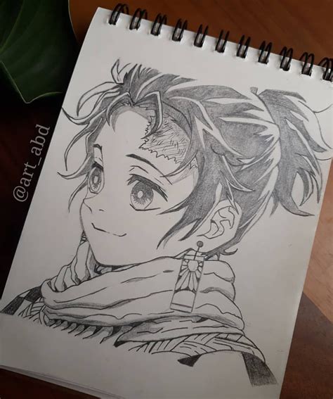 Best Boy Tanjiro From Demon Slayer Anime Drawings Ske