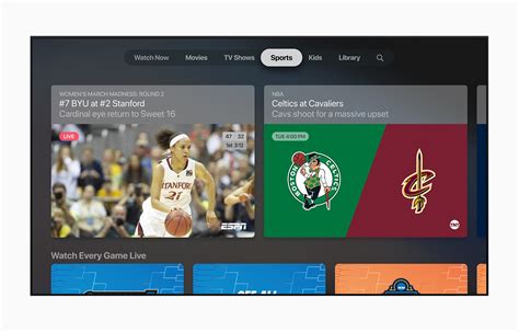 By sinclair digital interactive solutions. Apple_TV_app_sports-screen_032519 | Apple Must