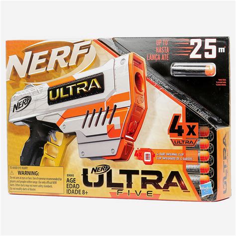 Order Nerf Ultra Five Blaster W 4 Darts The Sm Store