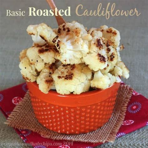 Basic Roasted Cauliflower Cupcakes And Kale Chips