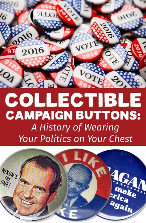 Vintage Campaign Buttons An American Collectible Campaign Buttons Buttons Campaign