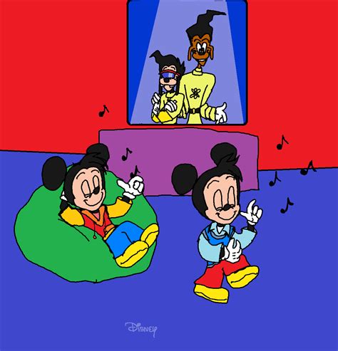 Morty And Ferdie Fieldmouse Listen To Powerline And Max Goof Stand Out And Eye To Eye Mickey