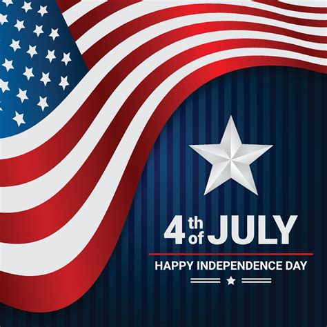 Happy 4th Of July Flag Background 2378695 Vector Art At Vecteezy