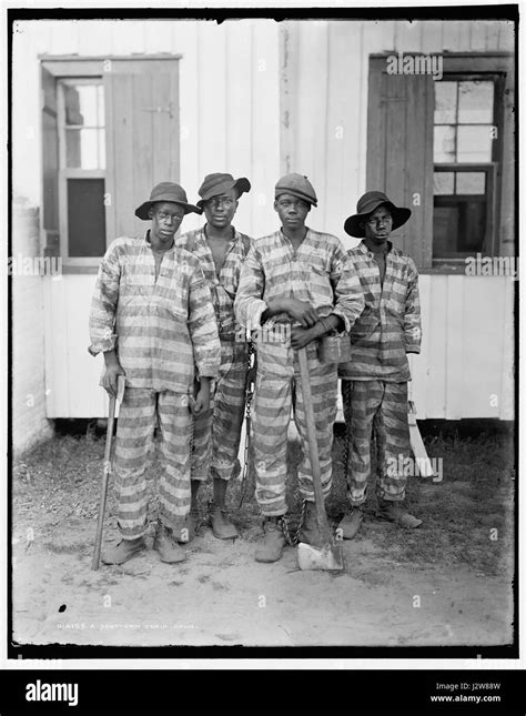 A Southern Chain Gang C1903 Stock Photo Alamy
