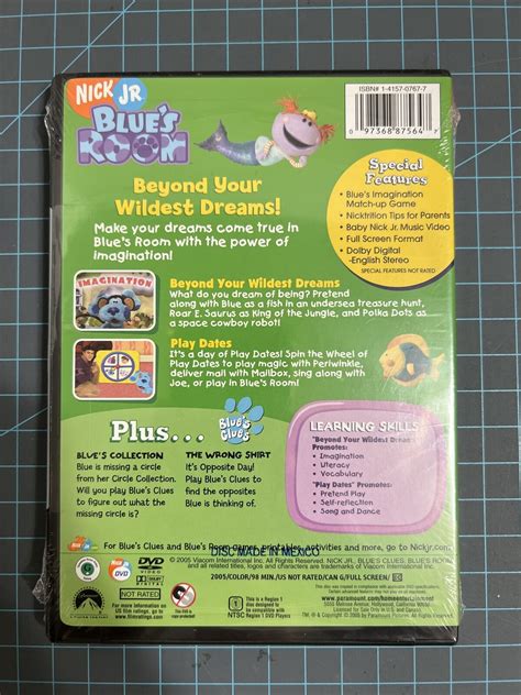 Blues Clues Blues Room Beyond Your Wildest Dreams Dvd Brand New