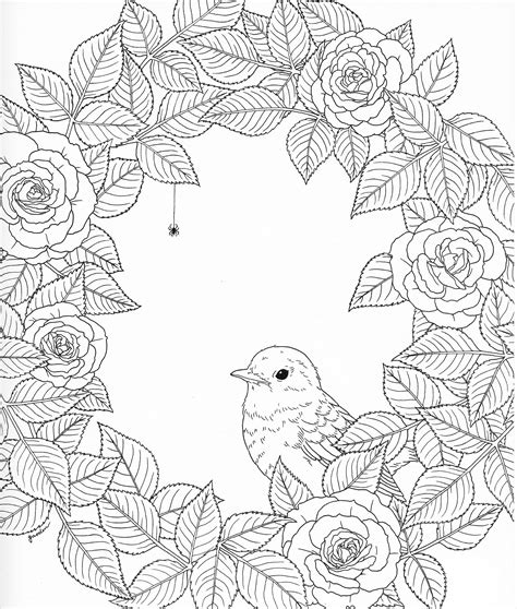 Adult Nature Coloring Pages