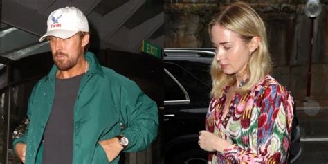 Ryan Gosling And Emily Blunt Grab Dinner Together In Sydney After Filming
