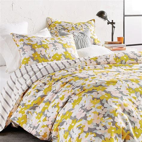 20 Yellow Floral Comforter Set