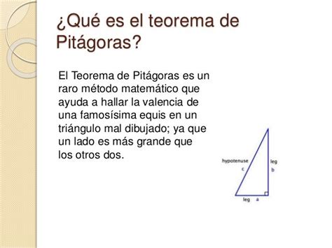 Teorema De Pitágoras Aurimar