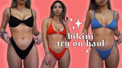 groovyelena zaful bikini try on haul 2020 how to pick the right size youtube
