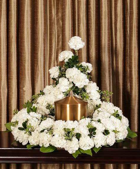 Our customer service team is standing by to help you with any gift or flower order. White Carnation Memorial Embrace in Boston, MA | Central ...