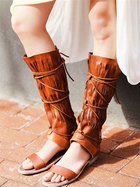 4.6 out of 5 stars 5,107. 2016 Fashion Summer Shoes Women Flats Knee High Boots ...