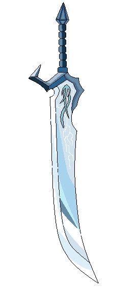 On Deviantart Ice Sword Weapon