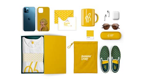 Banana Store Brand Identity Behance