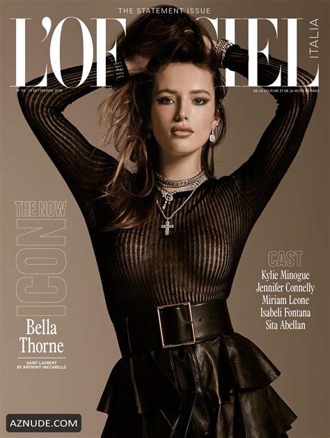 Bella Thorne Photographed By Alan Gelati For A New Cover Of Lofficiel Italia Magazine September