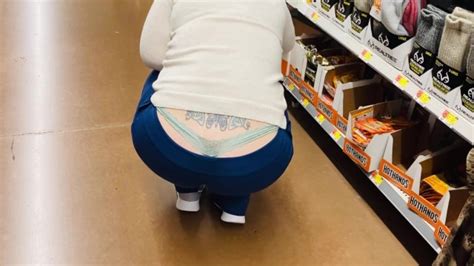 Whale Tail Huge Booty Milf At Walmart Pornhub Com