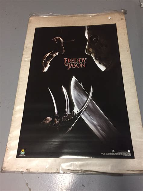 Freddy Vs Vs Versus Jason Poster 22 X 34 2003 Unused Brand New Condition