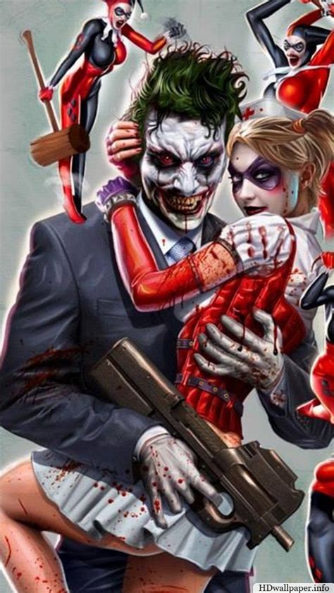 Harley Quinn And Joker Iphone Wallpaper