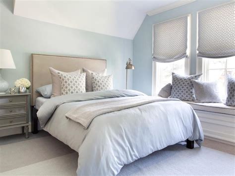 Blue And Gray Bedrooms Transitional Bedroom