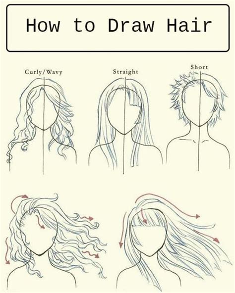 40 Easy Step By Step Art Drawings To Practice How To Draw Hair