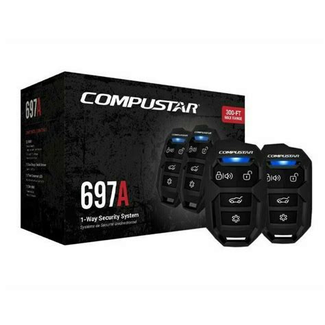 Compustar Cs697 A 1 Way Alarm Keyless Entry System Viper Avital 2020