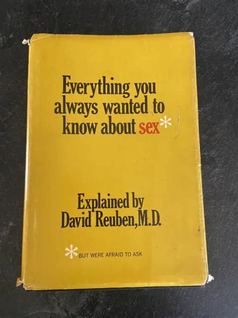Everything You Always Wanted To Know About Sex Book But Were Afraid To Ask Picclick