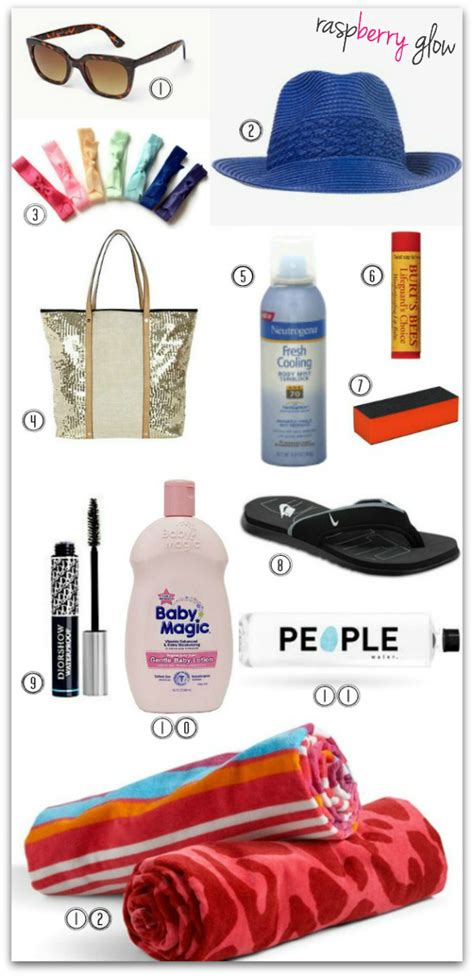 {beach bag essentials} what to take to the beach or pool