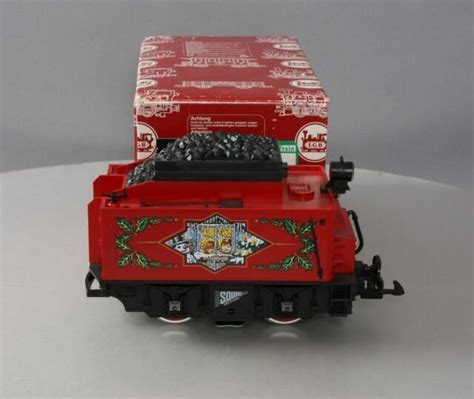 Lgb Red Powered Christmas Tender With Sound G Scale 69372 For Sale