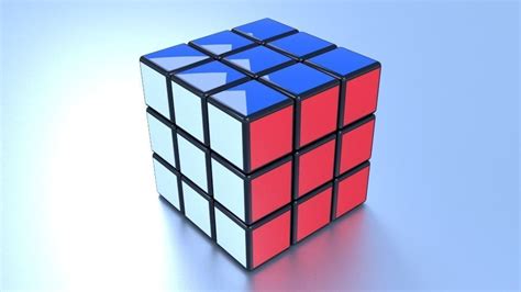 Rubiks Cube Free 3d Model Cgtrader