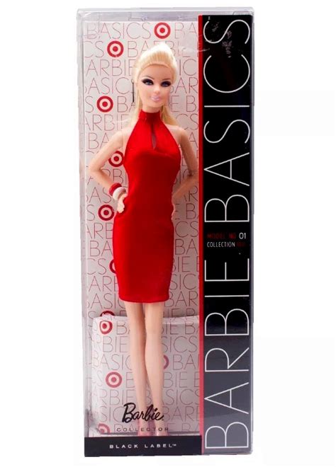 Barbie Basics Model No 01 Collection Red Series 1 Platinum Blonde Red