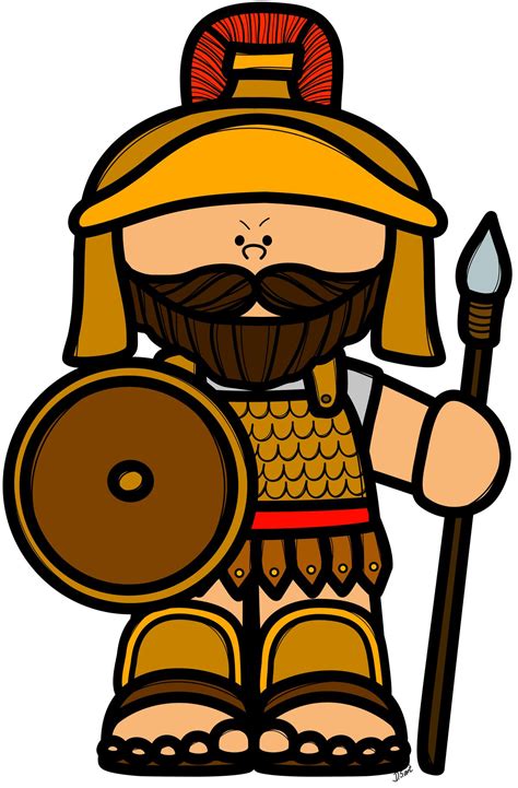 David And Goliath Clipart