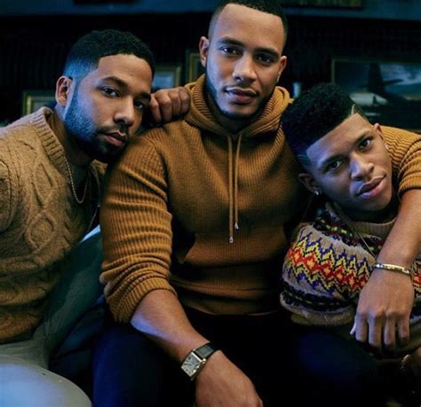 Jussie Smollett Trai Byers And Bryshere Gray Empire Cast Jussie