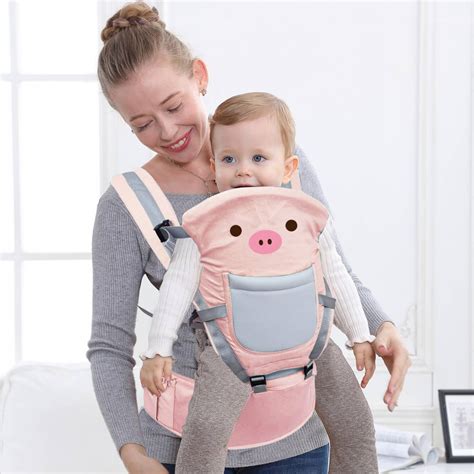 1 Cotton Baby Carrier Infant Comfort Backpack Buckle Sling Wrap Fashion