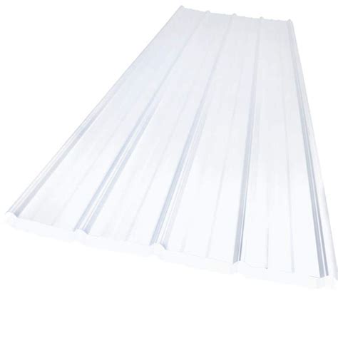 White Corrugated Roofing Sheets On A White Background