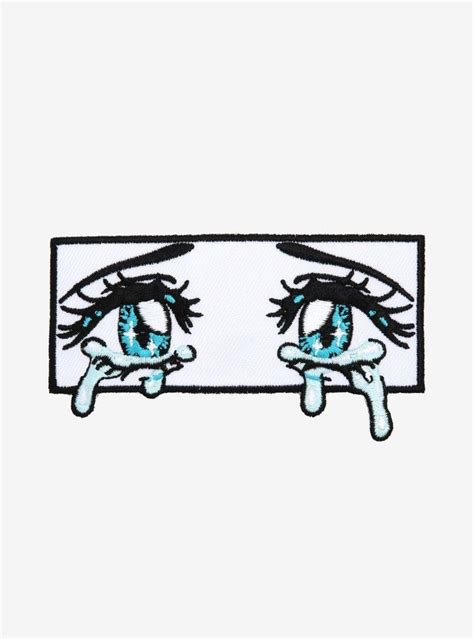 Crying Anime Eyes Patch In 2020 Anime Crying Eyes Anime Crying