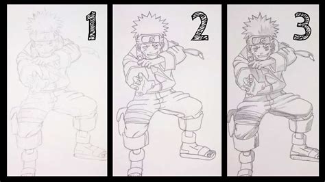Como Dibujar A Naruto Paso A Paso How To Draw Naruto Step By Step