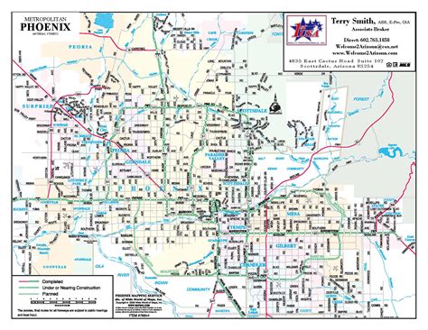 Phoenix Arizona City Map Phoenix Arizona • Mappery
