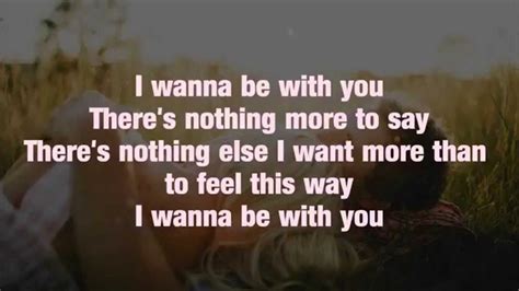 Mandy Moore I Wanna Be With You Lyrics Youtube