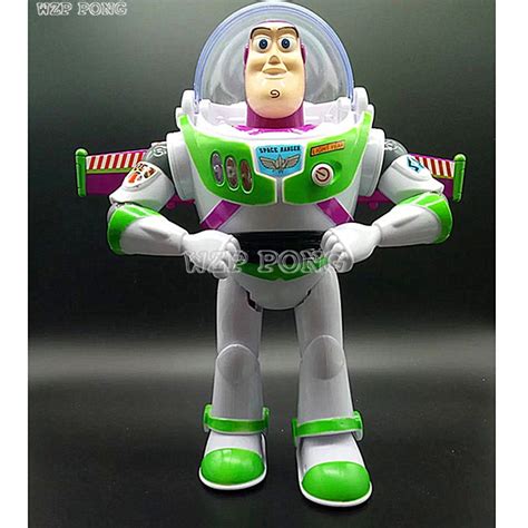 Toy Story 5 Anime Buzz Lightyear Figure Toys Lights Voices Speak Joint Movable With Wings Action