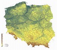 Large detailed physical map of Poland | Poland | Europe | Mapsland ...
