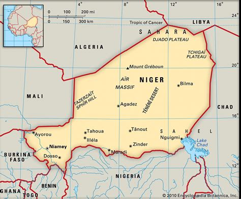 Map Of Niger Photo
