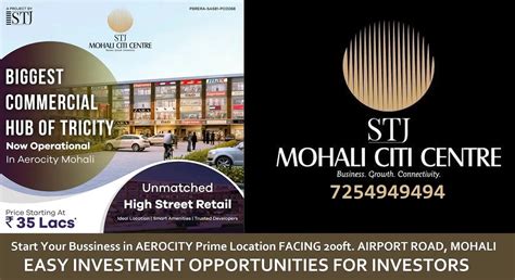 New Mohali City Centre Facing 200ft Airport Road Aerocity Download