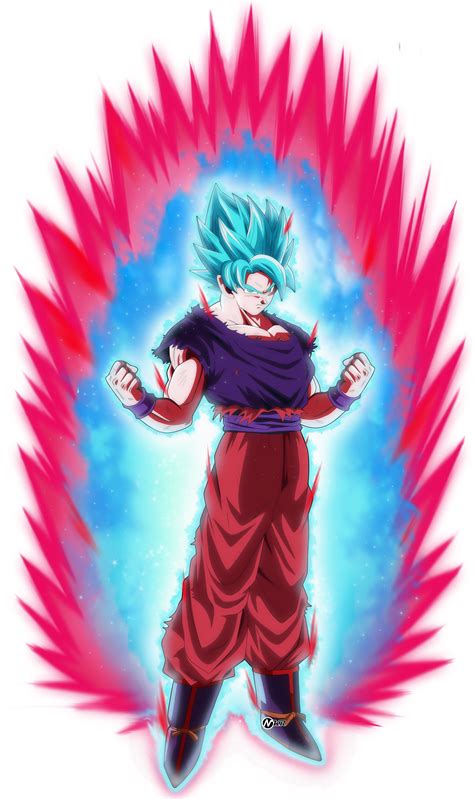Goku Ssj Blue Kaioken Universo 7 Anime Dragon Ball Super Anime