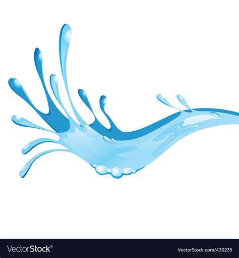 Free indah water vector download in ai, svg, eps and cdr. Water splash Royalty Free Vector Image - VectorStock