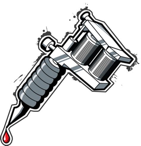 Tatouage Machine Pistolet Png Clipart Png Mart