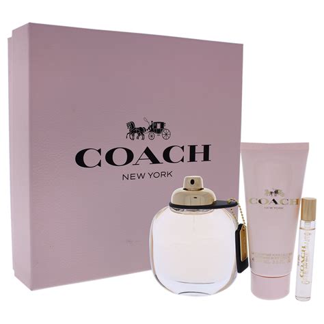 coach by coach for women 3 pc t set 3oz edp spray 0 25oz edp spray 3 3oz perfume body